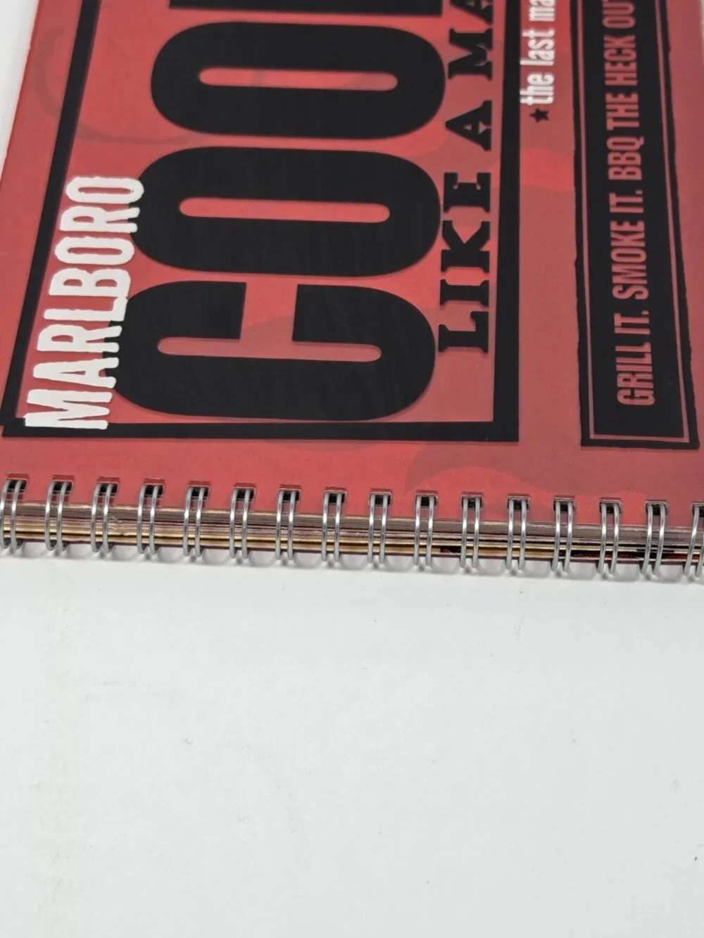 Marlboro Vintage Y2K Promo Cookbook Grill It Cook It Vintage Recipes‎ “for men”